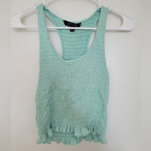 Smocked Mint Green Tank Top